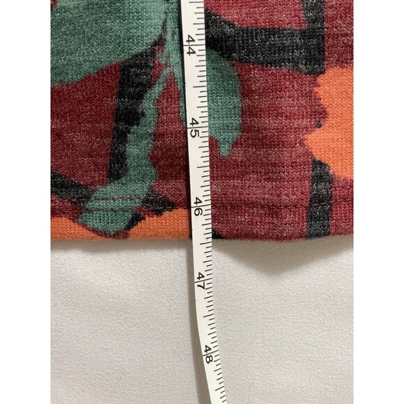 Lularoe Sarah Cardigan Duster Maroon Floral Print Women’s Size M New - Picture 12 of 12